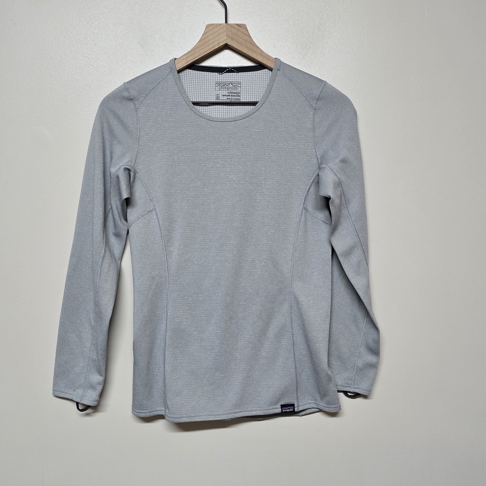 Patagonia Capilene BaseLayer Mid weight Polartec Gray Women Sz XS 44435 Outdoors